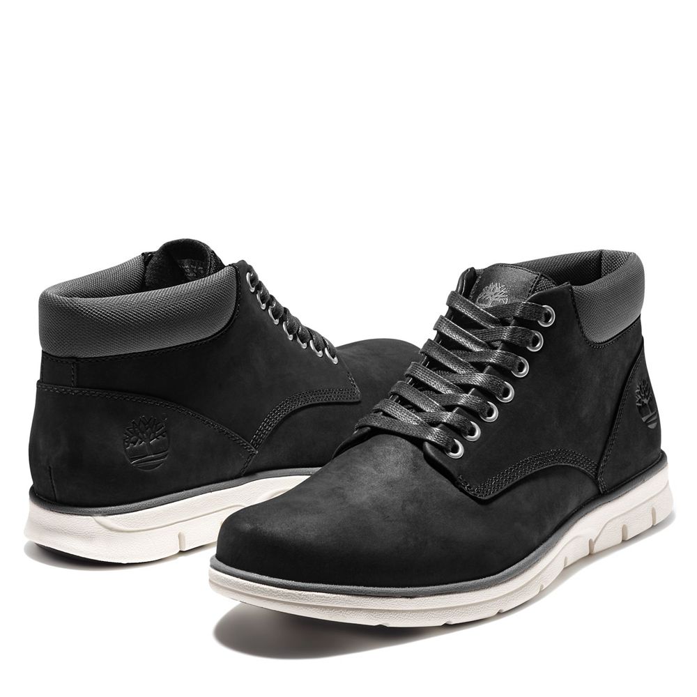 Botas de Seguridad Timberland Hombre Bradstreet Cuero Sneaker Negras - Chile UFS-598137